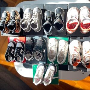 Stylish Kids Sneakers - Black and White